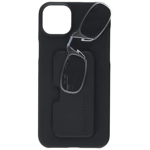 ThinOptics Slimline Rectangular Reading, iPhone 15 Plus CaseClear Glasses, 44 mm  2.5