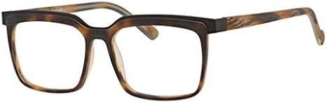 Esquire Mens EQ1553 Designer Square Acetate Plastic Frame Reading Eyeglasses 53mm