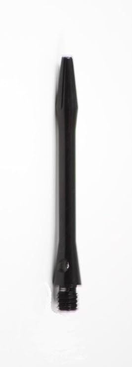 US Darts - Black Aluminum Dart Shafts - 3 Sets (9 shafts), 2BA Medium (2 inch), + O'rings