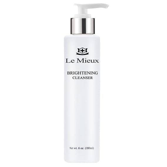 Le Mieux Brightening Cleanser - Face Wash with Vitamin C, Mandelic Acid & Antioxidant Glutathione for Soft Glowing Skin, No Parabens or Sulfates (6 oz / 180 ml)