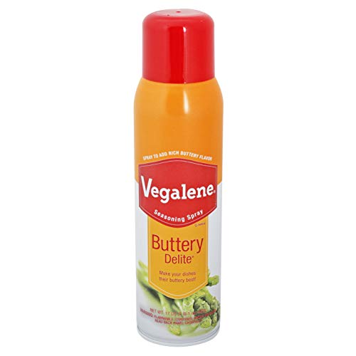 Vegalene Buttery Delite Seasoning Spray, 17oz Aerosol, 6-Pack
