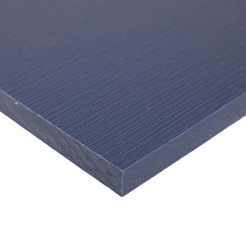 BuyPlastic King Starboard WG Sheet - Indigo, 12 x 12 x 12 - HDPE Wood Grain Plastic Board Panel for Outdoor Furniture Cabinets & More