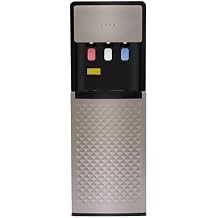 Bottom Water Dispenser with 3 Temperature Options,Bottom Loading Water Dispenser for 5 Gallon Bottle,110V 500W,Silver Gray