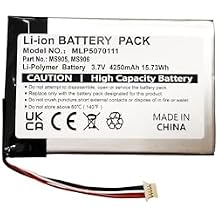 FITHOOD Battery Replacement for Autel TS608 MK808 MaxiSys Mini MaxiIM IM508 Scanner MK808IM IM508 MLP5070111 4250mAh3.7V