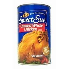 Sweet Sue Canned Whole Chicken without Giblets 50oz Can (Pack of 1) by Sweet Sue