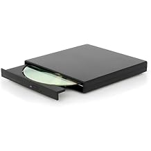gingo External CD DVD Drive Player, USB Slim Portable CD-ROM DVD+/-RW Drive Recorder CD Burner Reader Writer Optical Disk for Laptop Desktop PC Windows 11/10/8/7 Linux OS Mac