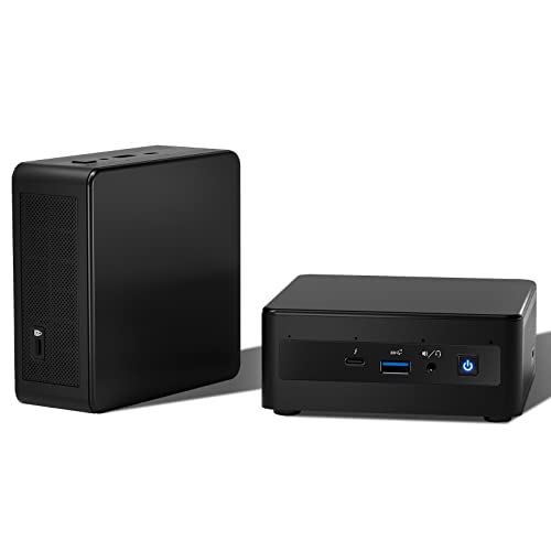 Intel NUC 11 NUC11PAHi7 Canyon Mini PC Desktop NUC Barebone, Corei7-1165G7 Processor, 28W Iris Xe Graphics, WiFi6, Thunderbolt 3 No RAMSSDOSAC Cord Addt Components Needed