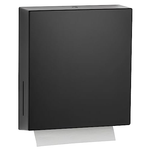 B-9262.MBLK - Fino Collection Surface-Mounted Paper Towel Dispenser, Matte Black
