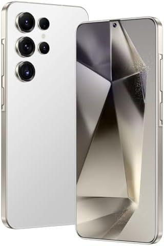 X25 Ultra Cell Phone, 8128GB128GB Smartphone, Unlocked Android Phone, 108MP Camera, Fast Processor, Long Battery Life, 2025 US Version, Dual SIM, 5G Phone Pearl White