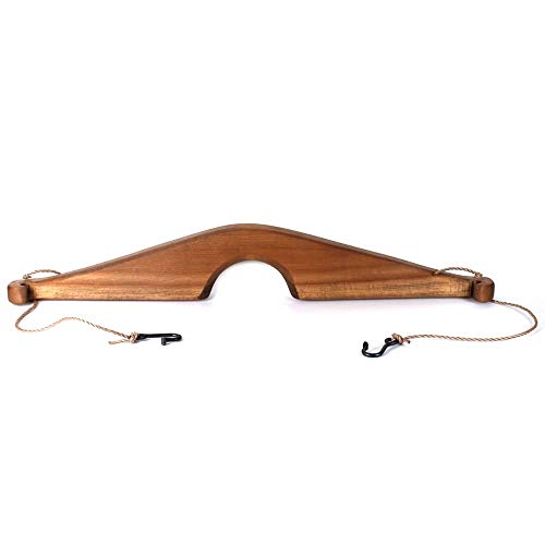 Lehmans Old-Fashioned Poplar Wood Shoulder Carrying Yoke with Hanging Hooks