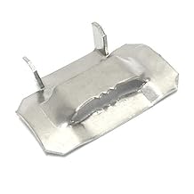 USA 304 Stainless Steel Ear-Lokt Buckle 5/8" Width - 100/box (FDT6315812NFMT)
