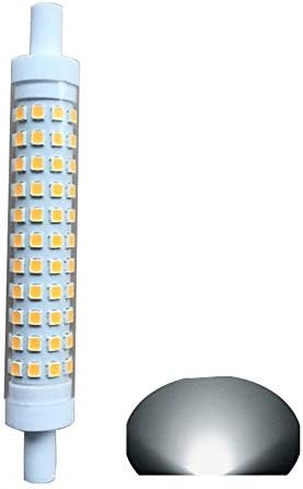 QLEE R7s Led 118mm Dimmable Bulb 10W Light J118 100w Halogen Replacement Bulbs Daylight 6000k 120V 1000LM Double Ended J Type 4.7 Inch Floodlight Spot Lights