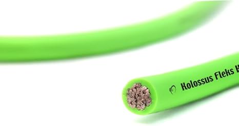 KnuKonceptz Kolossus Kandy Kable OFC Neon Green 0 Gauge Power Wire (Sold per 5' increments)