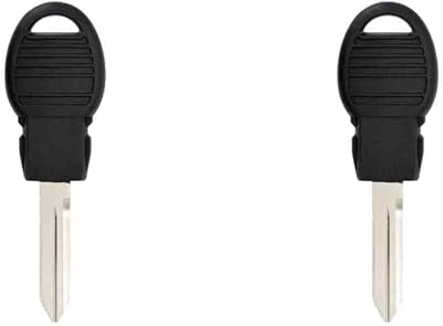 Replacement Transponder Ignition Car Key for Dodge Journey 2009 Part Number 68033740AA Chip ID 46 Pack of 2
