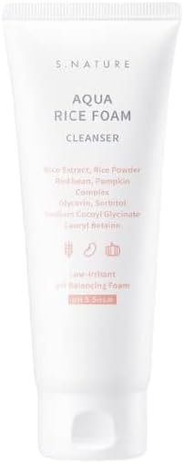 S.NATURE Aqua Rice Foam Cleanser 160ml