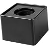2pcs Portable Abs Triangle and Square Mic Logo Flags for Interview Microphones Black and White Easy to Carry Logo Space for Professional Use