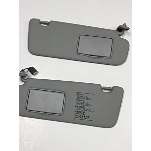 AutomotiveApple Genuine 852013K400QS, 852023K400QS Inside Sun Visor LH RH Gray for 2006 2010 Hyundai Sonata
