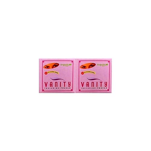 Vanity Eyebrow 2 Spool x 300 Meter Threading Thread Extra Soft Strong