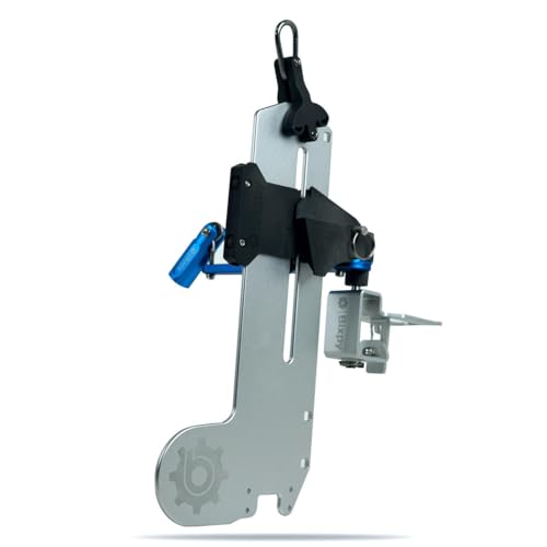 Bixpy Hobie Lynx Gudgeon with Universal Versa Rudder Adapter and Pole Steering, Kayak Rudder Mount Accessory, Compatible with Hobie Lynx Kayak, Durable Marine Grade Construction, Easy Installation