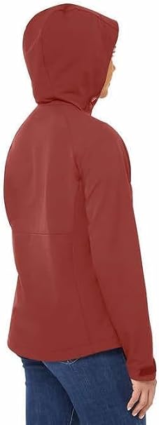 KIRKLAND Signature Ladies 4-Way Stretch, Wind resistant Jacket (Barn Red, Medium)