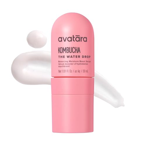 Avatara The Water Drop Milky Hydration Serum Lightweight Water-Based Daily Face Moisturizer for Teens With Kombucha, Watermelon & Hyaluronic Acid Soothes, Hydrates & Balances, All Skin Types