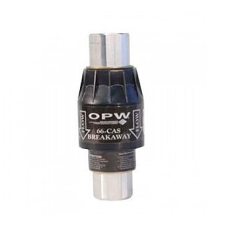 66CAS-0300 Vacuum-Assist Reconnectable Breakaway, 0.75", Black