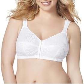Just My Size Womens Front Close Soft Cup Plus Size Bra MJ1107