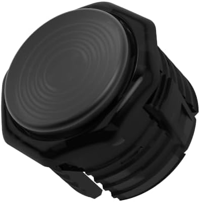 8pcs Original Gamerfinger HBFS-30 30mm Mechanical Buttons with Cherry MX speed sivler for Arcade Controller Box (8pcs HBFS-30-Buckle Black)