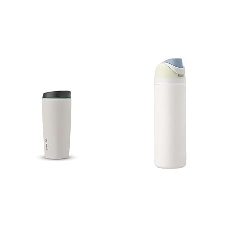 Owala 20oz Coffee Tumbler and 24oz Water Bottle Bundle with Insulated Stainless Steel Builds and Splash Resistant Lids