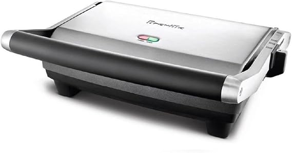 Breville BSG520XL Panini Duo Nonstick Sandwich Maker Press, 2 Slice, Brushed Stainless Steel