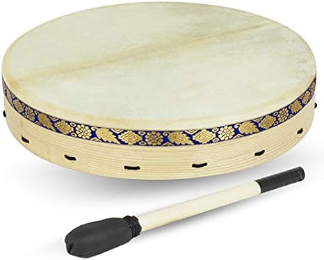 PANDERO CHAMANICO DE PIEL 16" (40CM) REF.VH01550 (Una Unidad)