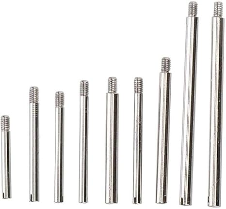 100Pcs Watch Strap Screws, 10 Sizes Metal Watch Pins, Band Link Pins Set with Storage Box, Professional Repair Tool Accessories