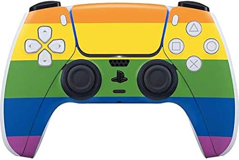 Skinit Decal Gaming Skin Compatible with PS5 Controller - The Rainbow Flag Design