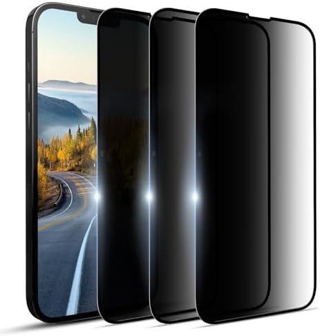 プライバシースクリーンプロテクター Xiaomi Redmi Note 14 Pro Plus 5G用 3枚パック 強化ガラス フィルム アンチスパイ 傷防止 光沢仕上げ 傷防止 高感度 ブラック