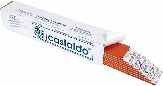 Castaldo Econosil Red Silicone Jewelry Molding Rubber Strips 5 Lb Box