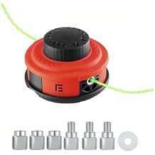 Replacement Trimmer Head,Weedeater Heads,String Trimmer Head Compatible With Echo,Ego,Stihl,Ryobi, Bump-Feed,Durability And Tangle-Free,Left-Hand Thread Shafts( Counter-Clockwise)Only,(orange)