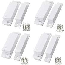 4 Sets Magnetic Reed Switch MC-31 Door Window Magnetic Switch Alarm Magnetic Reed Switch Security Normally Open Closed NC NO Door Sensor