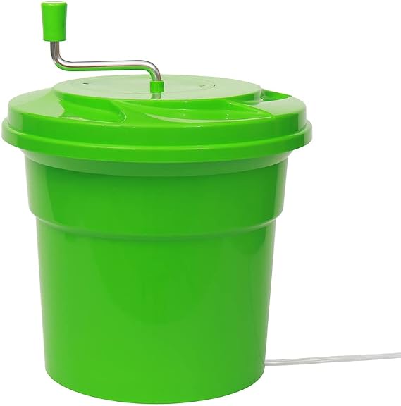 Wutfly 5 Gallon Large Commercial Manual Salad Spinner/Dryer