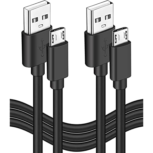 Google 2-Pack 5FT Micro USB Cable Compatible Chromecast and Android Charger - Gray