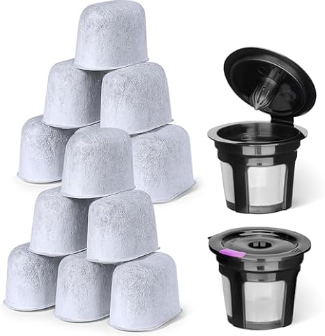 2-Pack Reusable K Cups and 12-Pack Water Filters (Bundled Product)