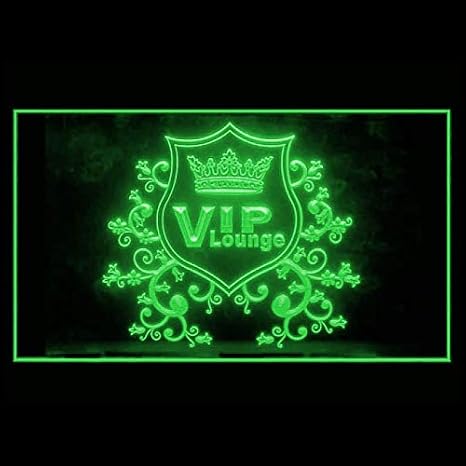 170175 VIP Lounge Membership Exclusive Luxury Bonus Pub Display LED Light Neon Sign