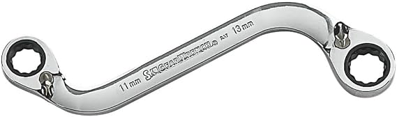 GEARWRENCH 12 Pt. S-Shaped Reversible Double Box Ratcheting Wrench, 11mm x 13mm - 85224