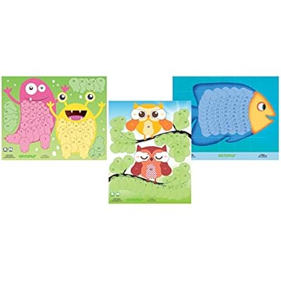Ortopad Kids Reward Poster Pack, MonstersOwlsFish