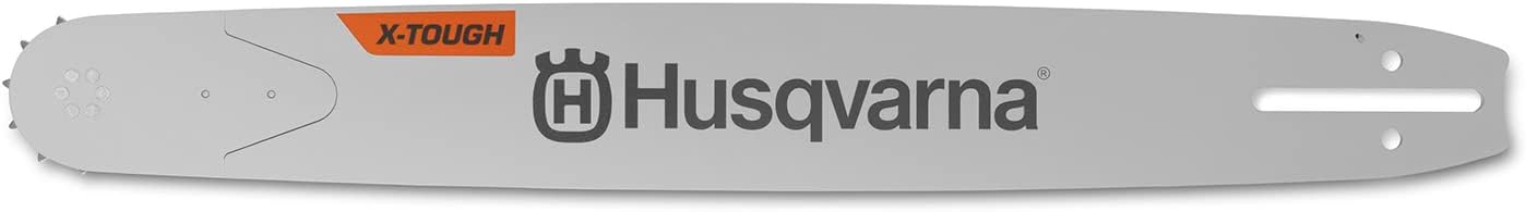 Husqvarna X-Tough 18 Inch Chainsaw Bar, 38 Pitch, .050 Gauge and 68 Drive Links
