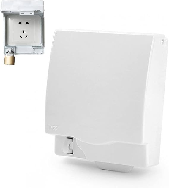 Wall Switch Socket Protection Box Lockable 86 Type Splashproof Box Waterproof Dustproof Switch Cover Protector