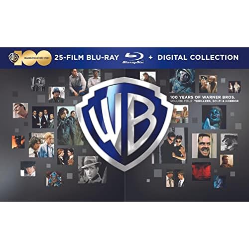 WB 100th 25Film Collection Vol 4 Thrillers, Sci-Fi, Horror (Blu-ray)