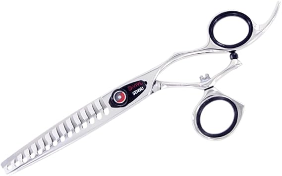 Shears Swivl 14 Tooth Pointcut Texture Leaf Spring Tension Shear