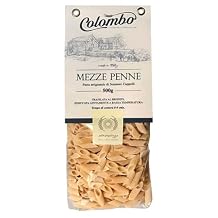 Pasta Mezze Penne - Premium Organic Italian Pasta Senatore Cappelli from Italy - Handcrafted, Family Owned Gourmet Pasta Brand - Durum Wheat Semolina Pasta 17.6oz / 500g - Pack of 8