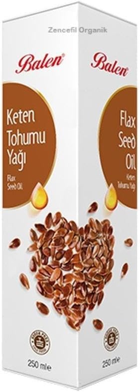 Balen Keten Tohumu Yağı (Soğuk Pres)