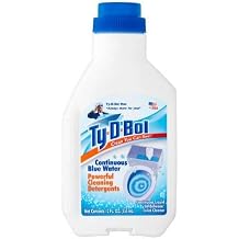 PACK OF 12 - Ty-D-Bol Clean You Can See! Continuous Blue Water Powerful Cleaning Detergents, 12 fl oz